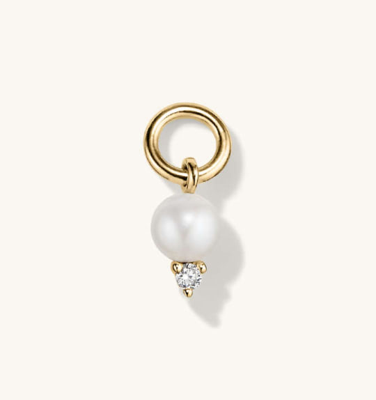 Pearl Hoop Charm